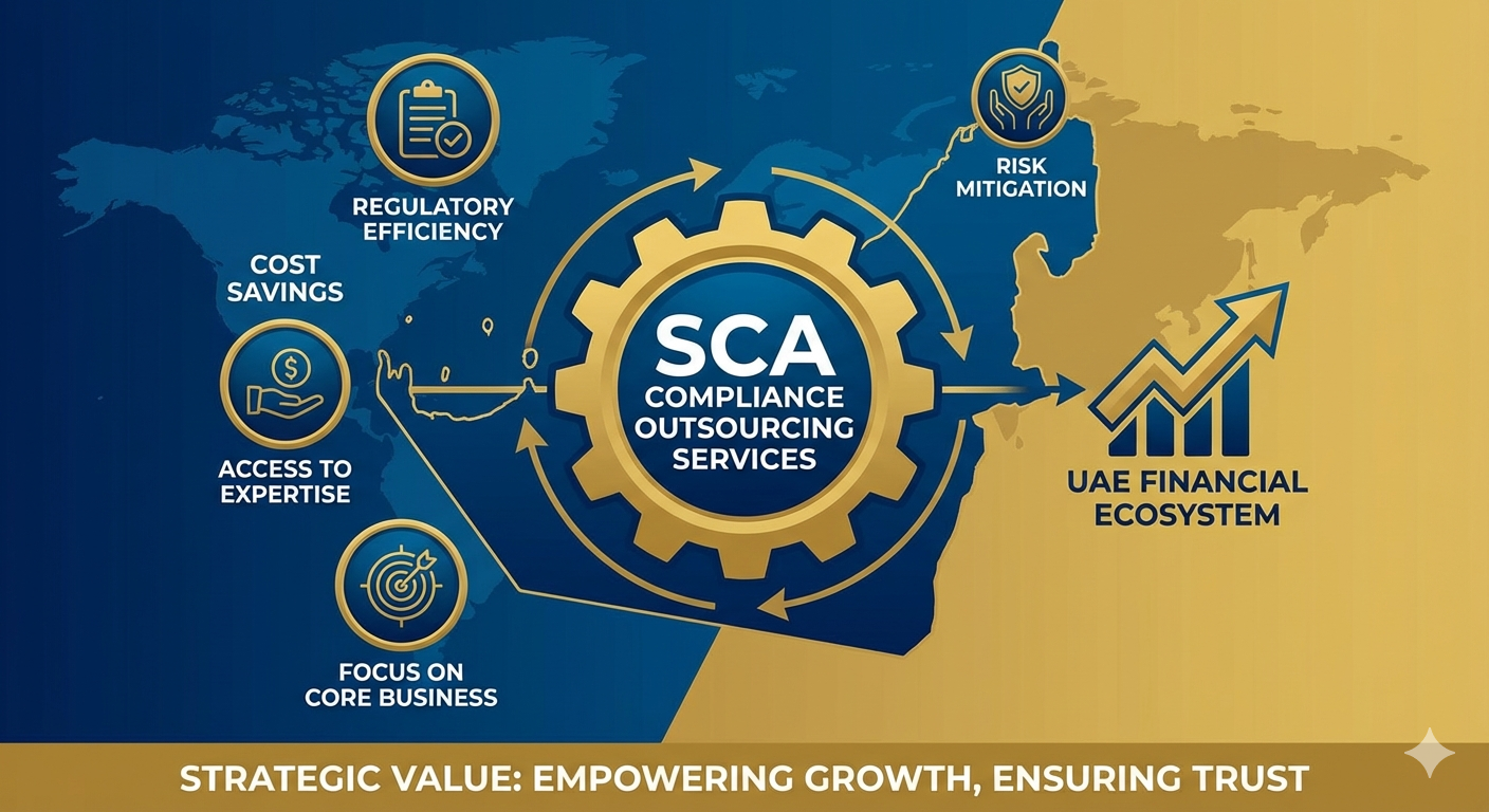 Strategic Value of SCA Compliance Outsourcing Services in the UAE’s Expanding Financial Ecosystem