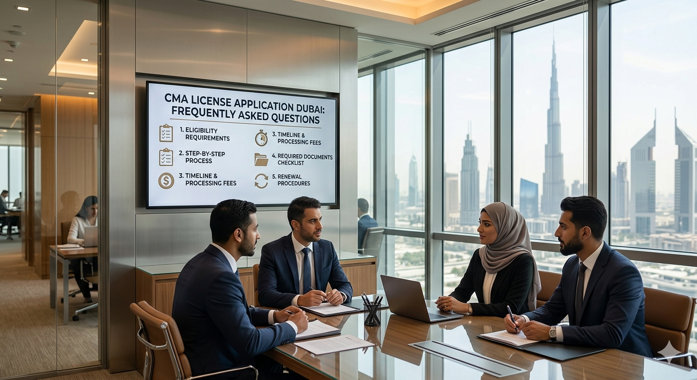 CMA License Application Dubai